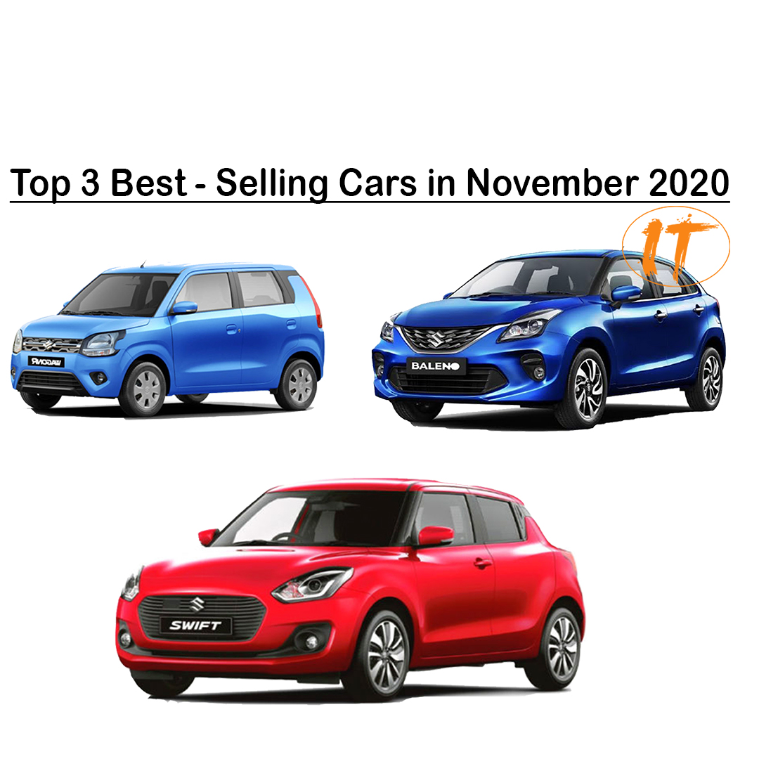 Top 3 BestSelling Cars In November 2020