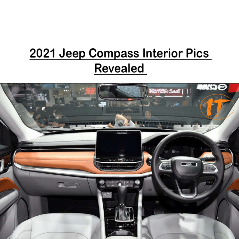 2021 Jeep Compass Interior Pics Revealed L India Launch Date